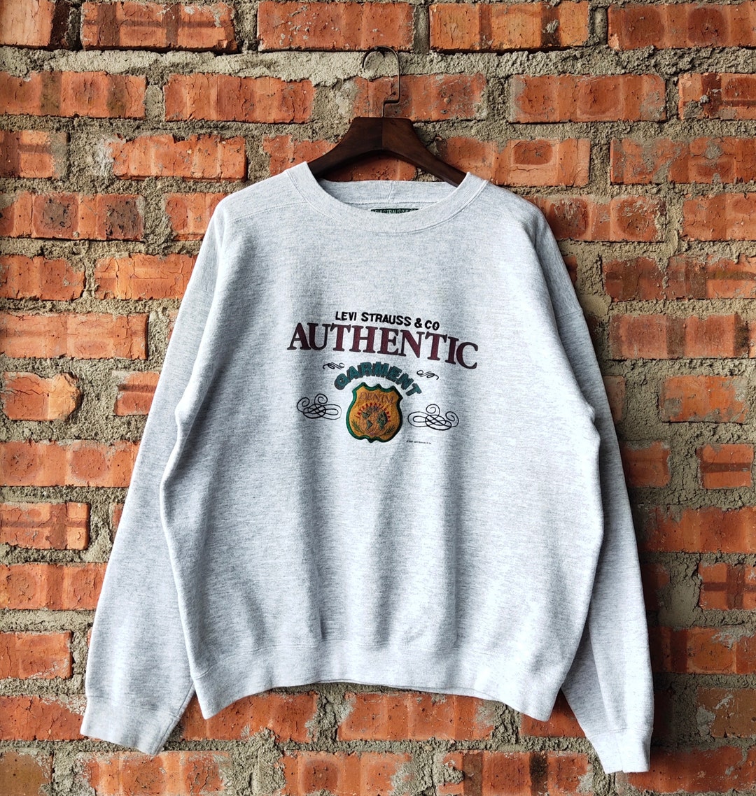 Vintage 90s Levi's Strauss & Co Sweatshirt Levi's Crewneck Vintage 90s Levi's Strauss & Co Sweatshirt Levi's Crewneck