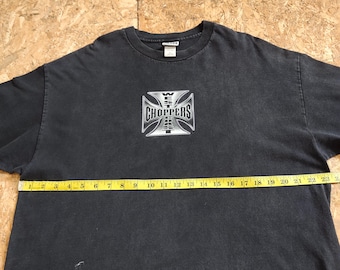 RARE Vintage 90s Distressed West Coast Choppers T-shirt Choppers