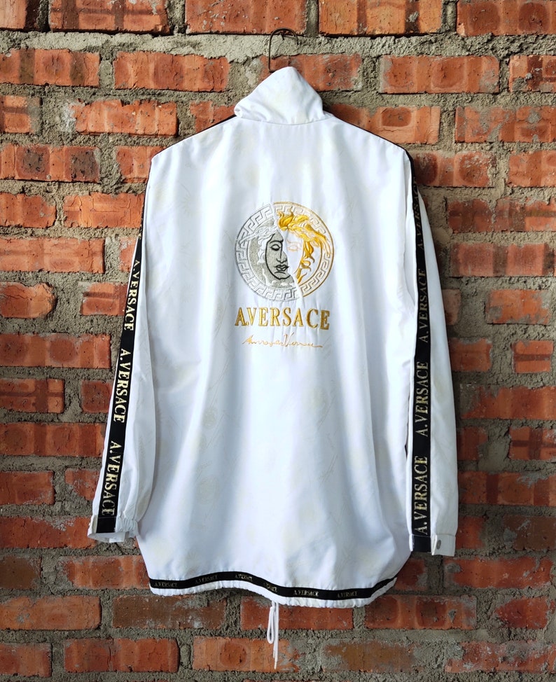 Vintage 90s Alfredo Versace Medusa Sweater A. Versace Jacket - Etsy