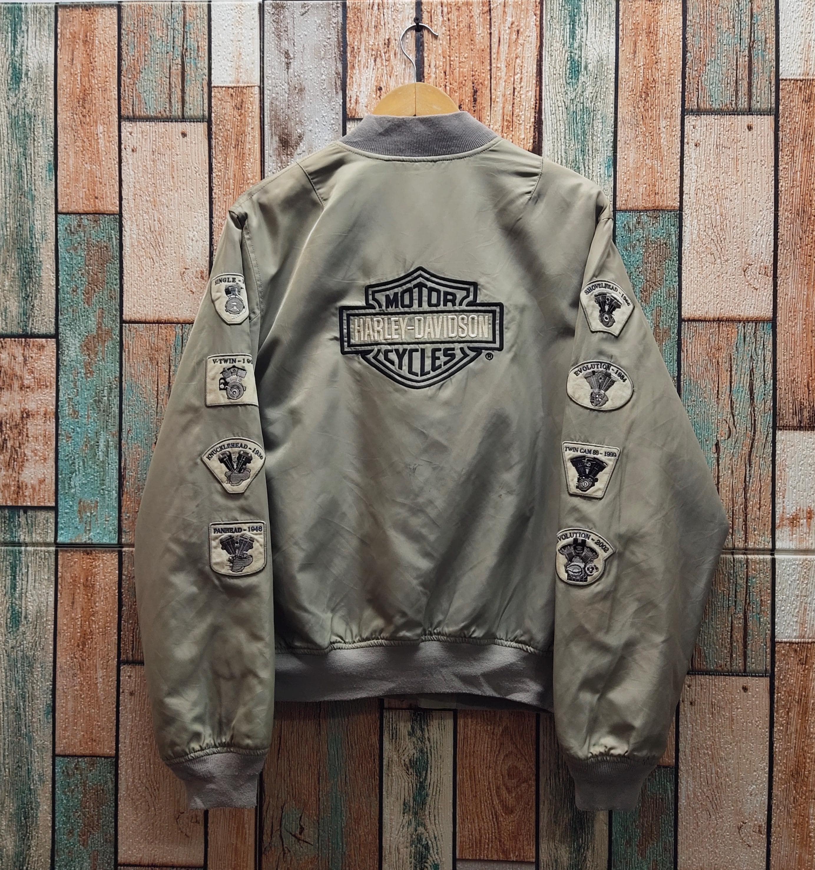 Harley Davidson Used Leather Jacket - Etsy