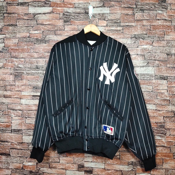 Vintage 90s Distressed New York Yankees Baseball Satin