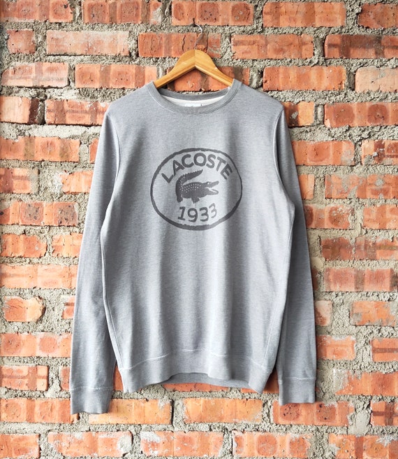 vintage lacoste sweatshirt