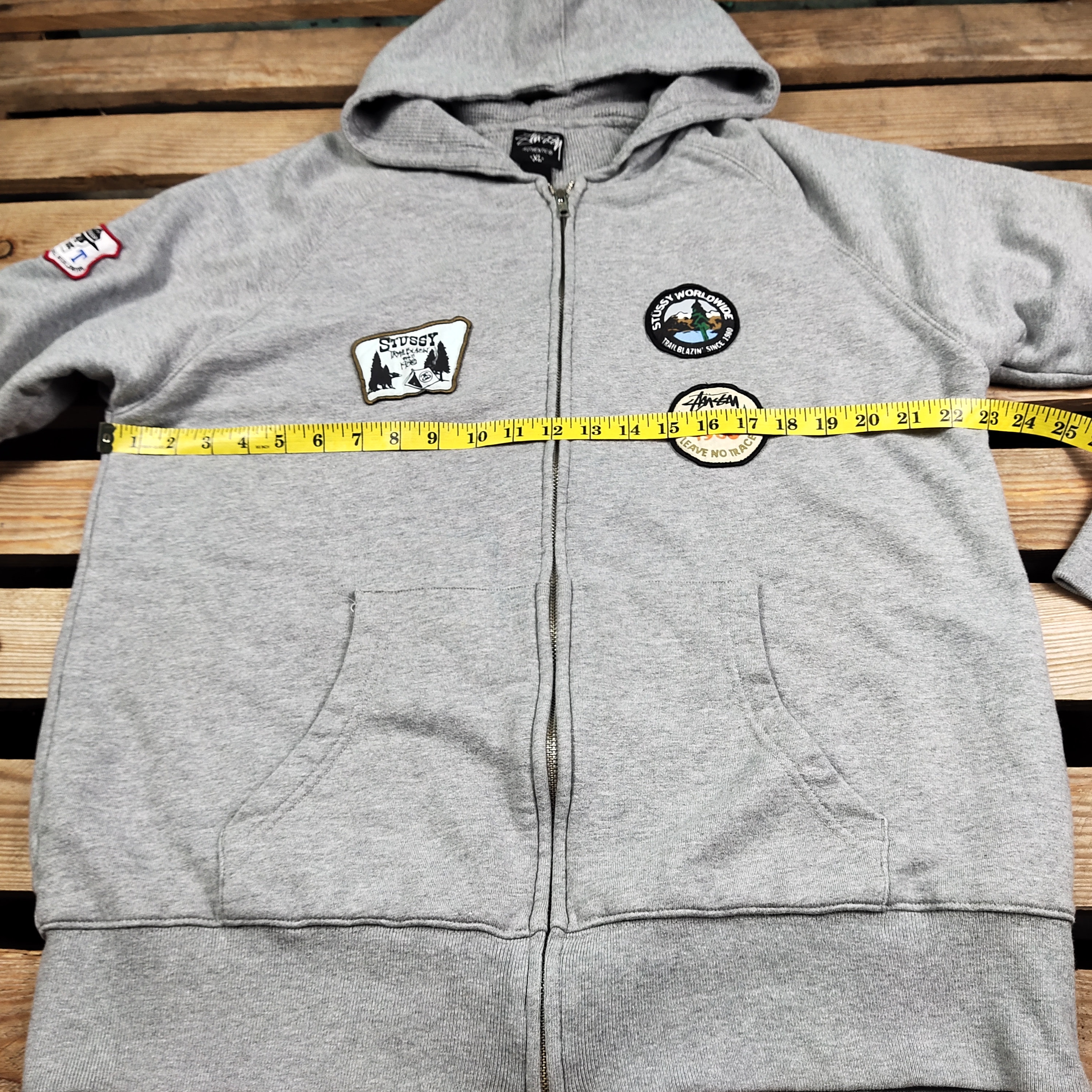 Vintage Stussy Worldwide Patches Sweatshirt Stussy Hoodie