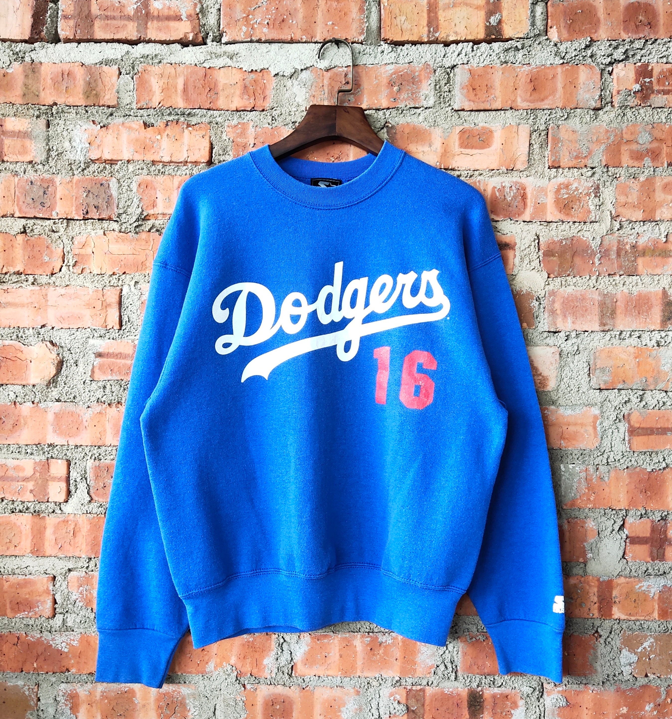 Women's Cream Los Angeles Dodgers Retro Stripe Pullover Sweater