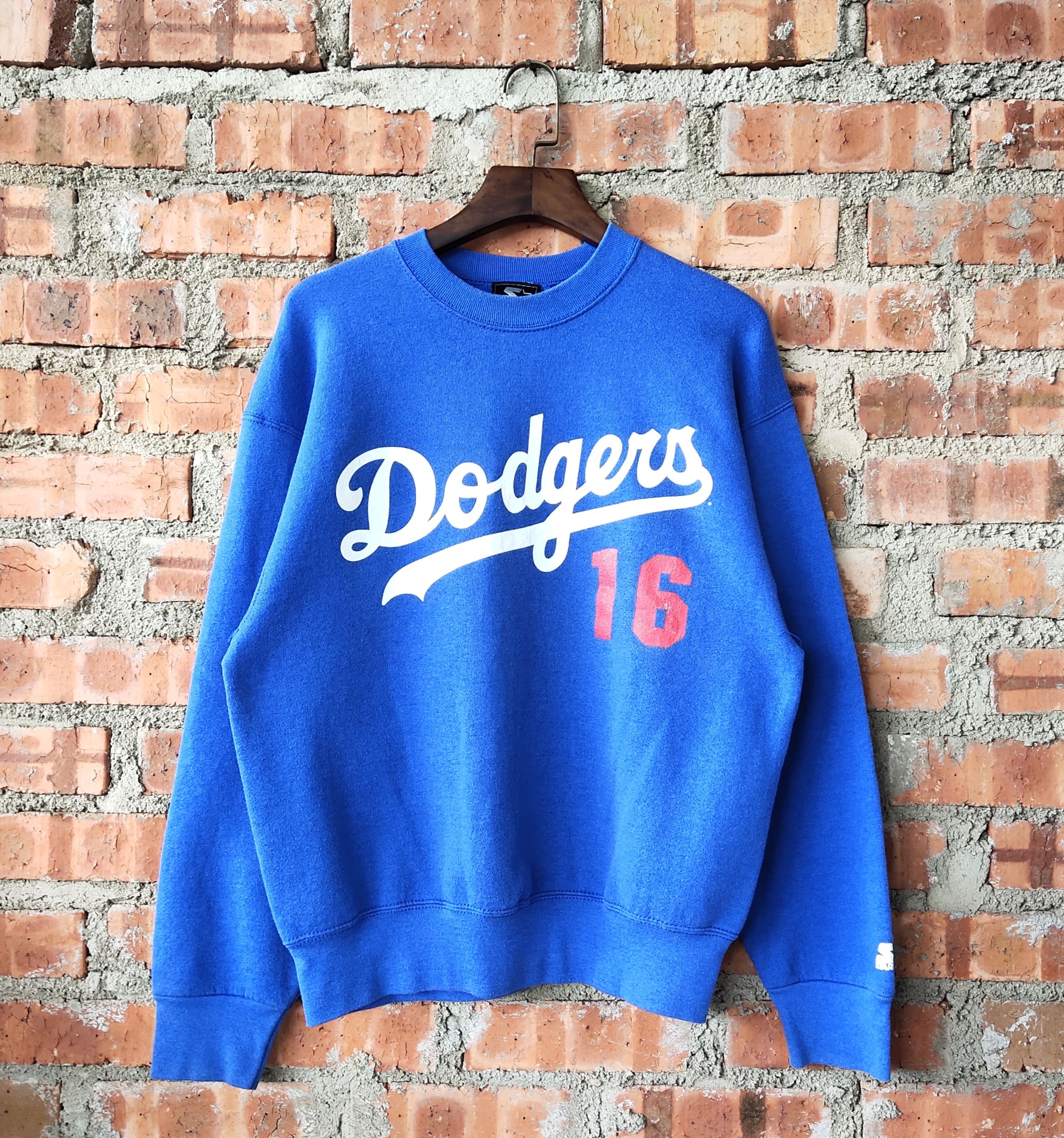 Women's Cream Los Angeles Dodgers Retro Stripe Pullover Sweater