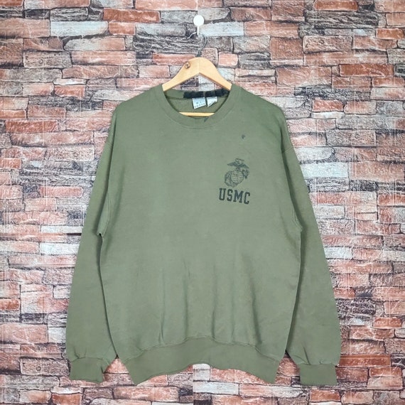 USMC ヘリオンズ スウェットシャツ M 90's Vintage 90s Distressed United States Marine Corps USMC