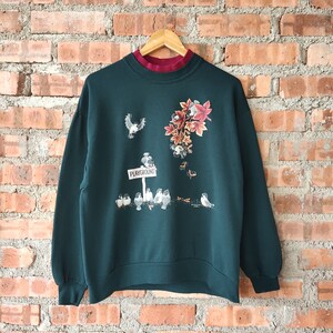 90s Teal Green Crewneck Sweatshirt - Men's Large – Flying