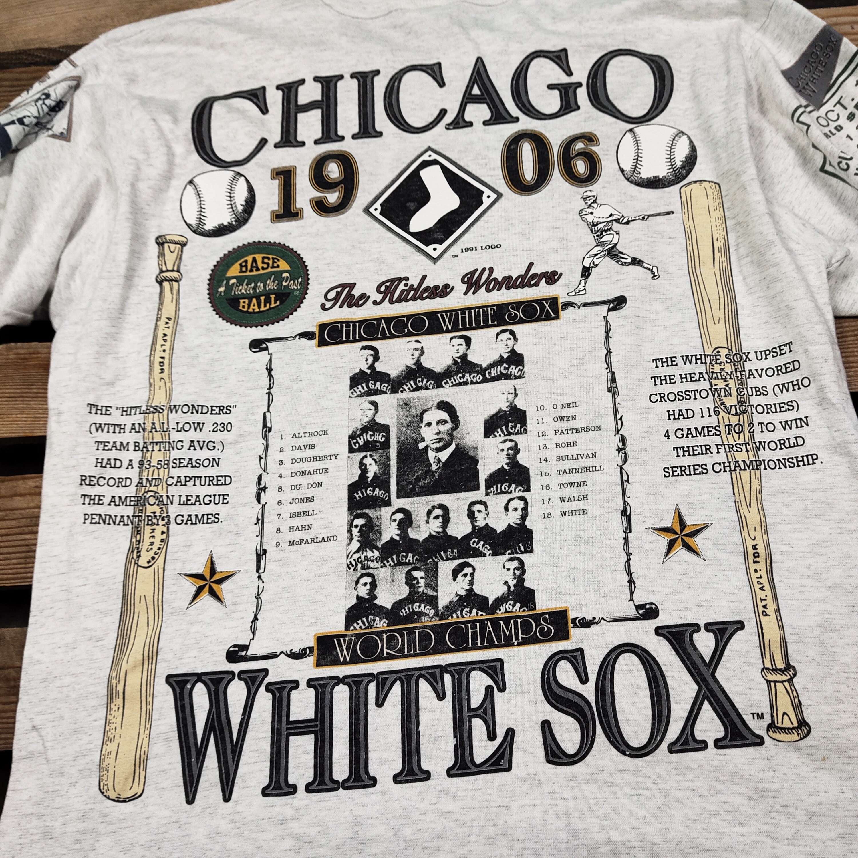 vintage 90s CHICAGO WHITE SOX DIAMOND COLLECTION STARTER