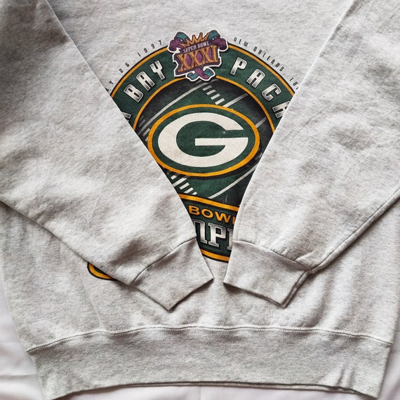 Vintage 90s Distressed Green Bay Packers Football… - image 4