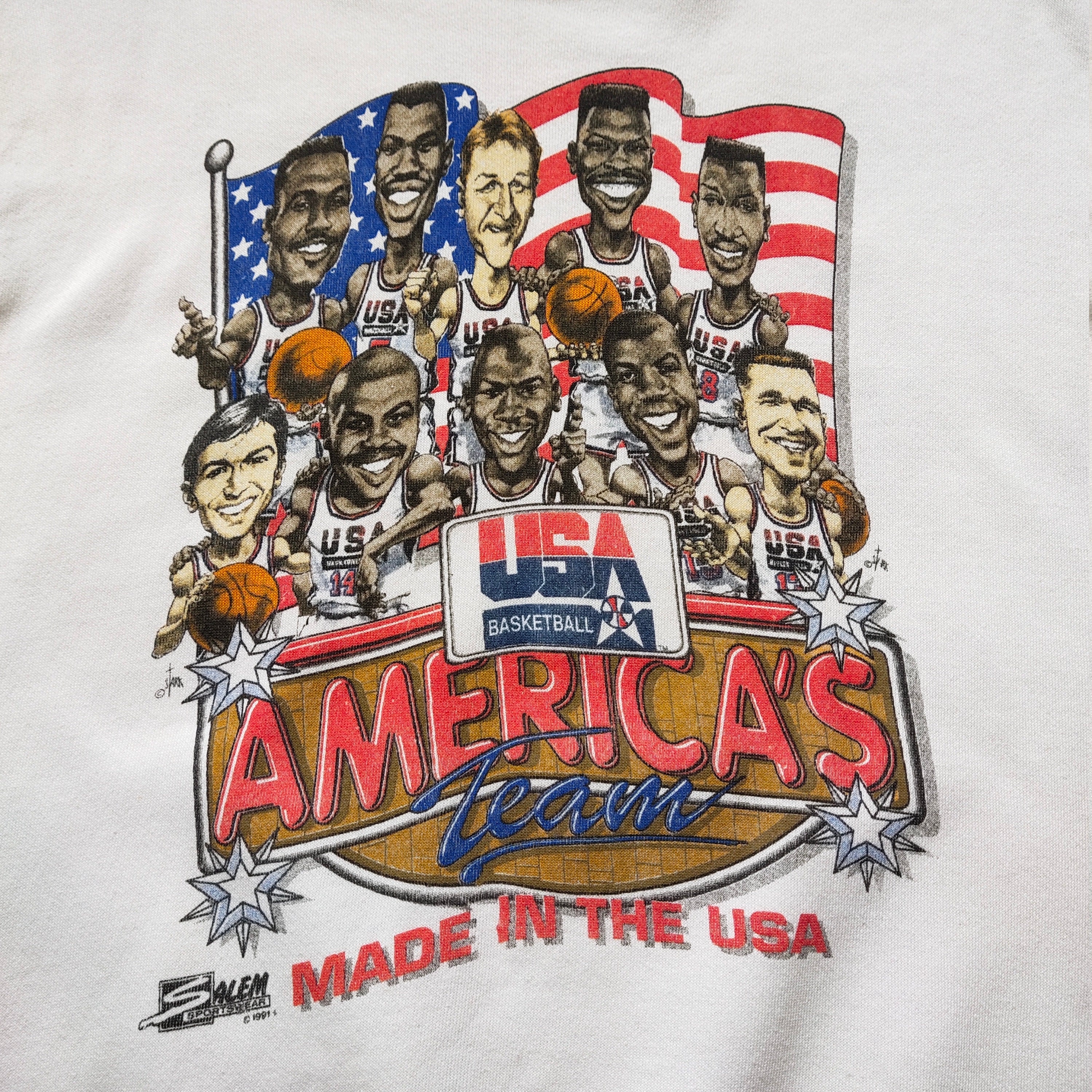 RARE Vintage 90s NBA USA Basketball Americas Team by Salem 