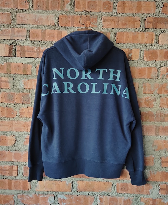 Vintage 90s NCAA North Carolina Tar Heels Sweatshirt Carolina Hoodie Carolina Pullover Carolina Jumper Printed Logo Blue Color Womens Fit L Etsy UK