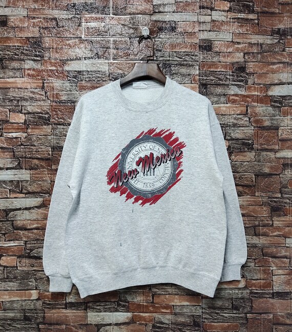 Vintage 90s Distressed University Of New Mexico S… - image 1