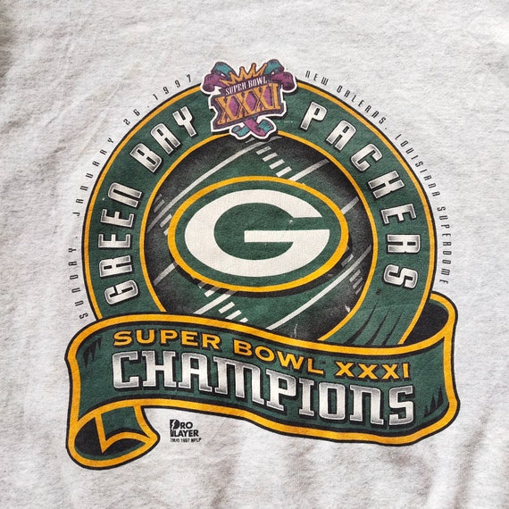 Vintage 90s Distressed Green Bay Packers Football… - image 3