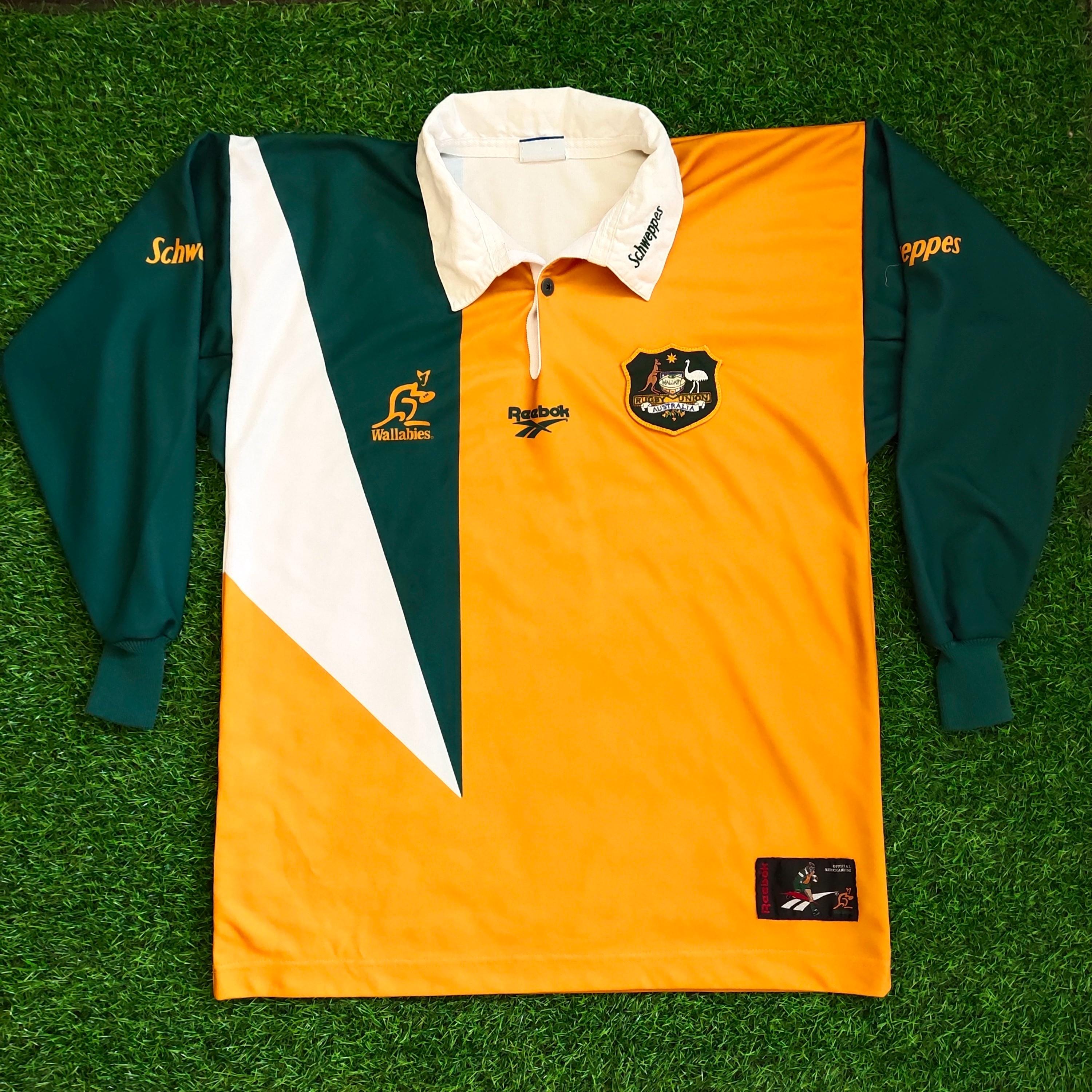90s オーストラリア代表 Wallabies ポロシャツ リーボック RARE VTG 90s AUSTRALIA WALLABIES 1998 REEBOK VODAFONE RUGBY