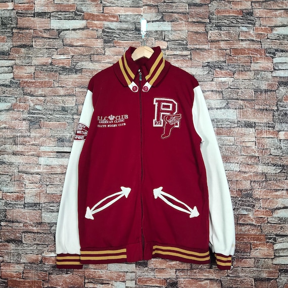 Vintage 90s Distressed Polo Ralph Lauren P Wing Jacket Polo