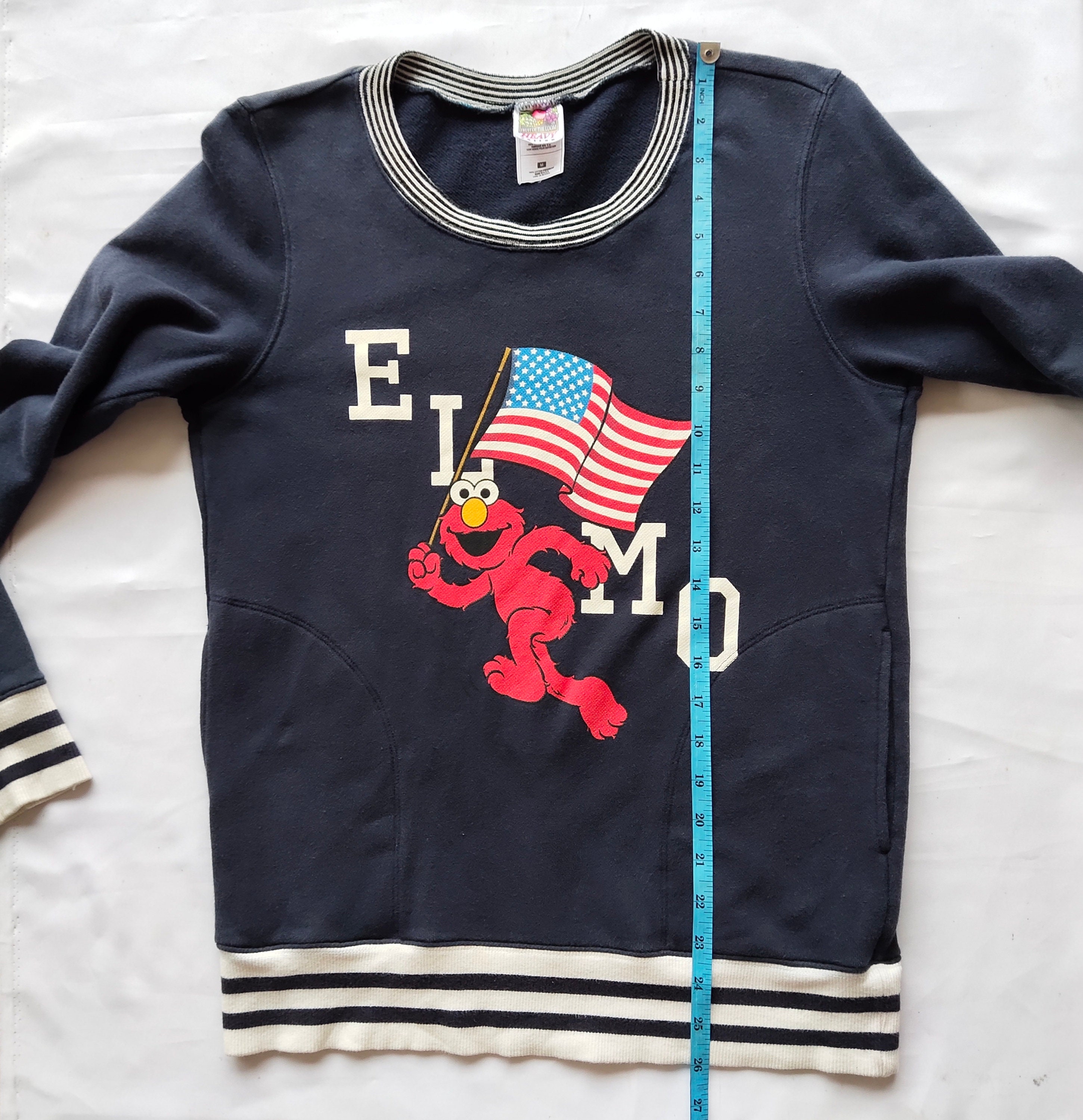 Vintage 90s Elmo Sesame Street Sweatshirt Elmo Crewneck Elmo