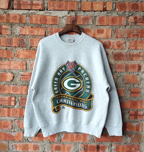 Vintage 90s Distressed Green Bay Packers Football… - image 1