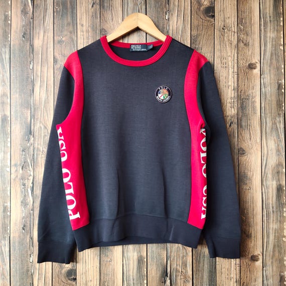 Vintage Distressed Polo Ralph Lauren Sweatshirt Polo