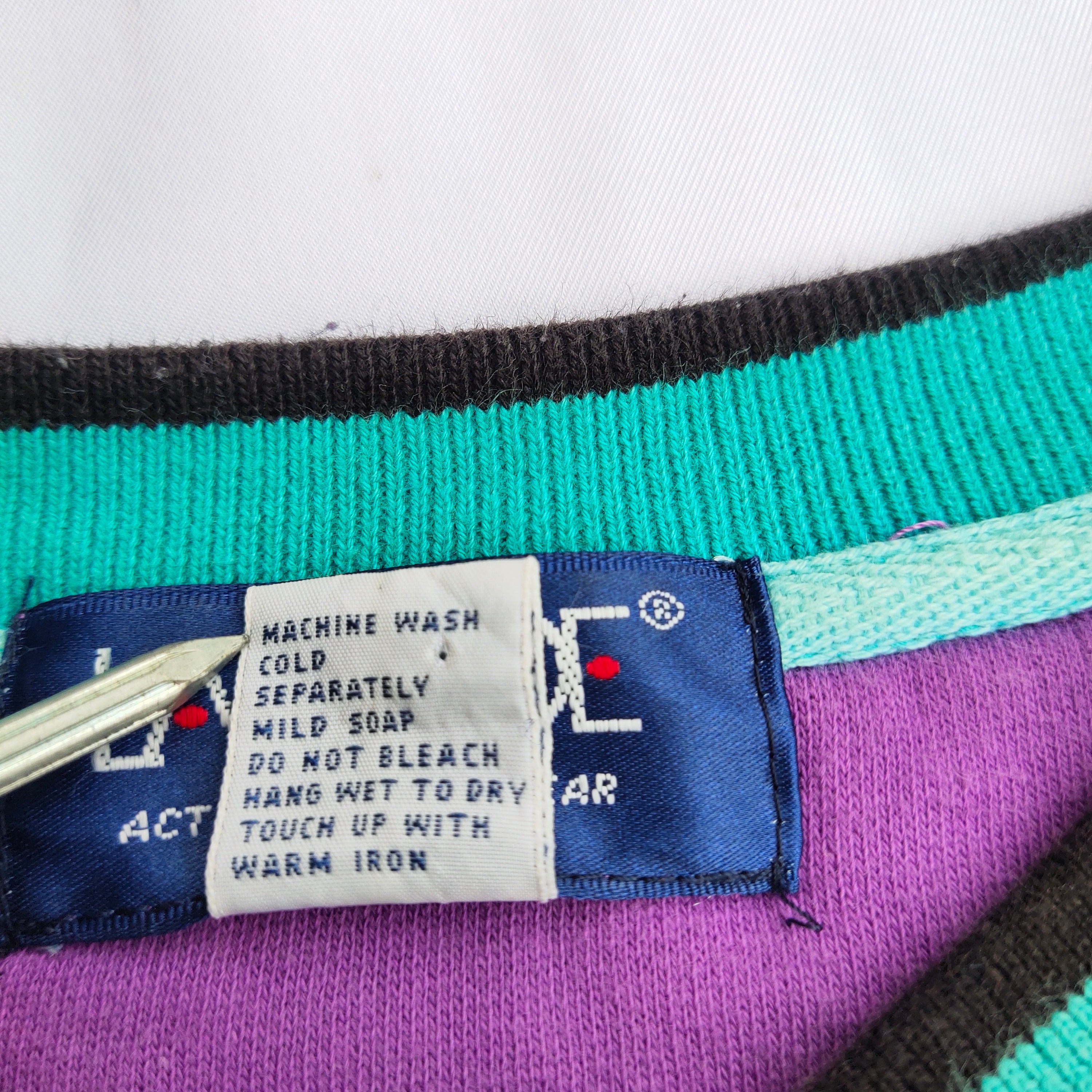 Vintage 90s Cubic Colorblock Sweatshirt Colorblock Crewneck | Etsy