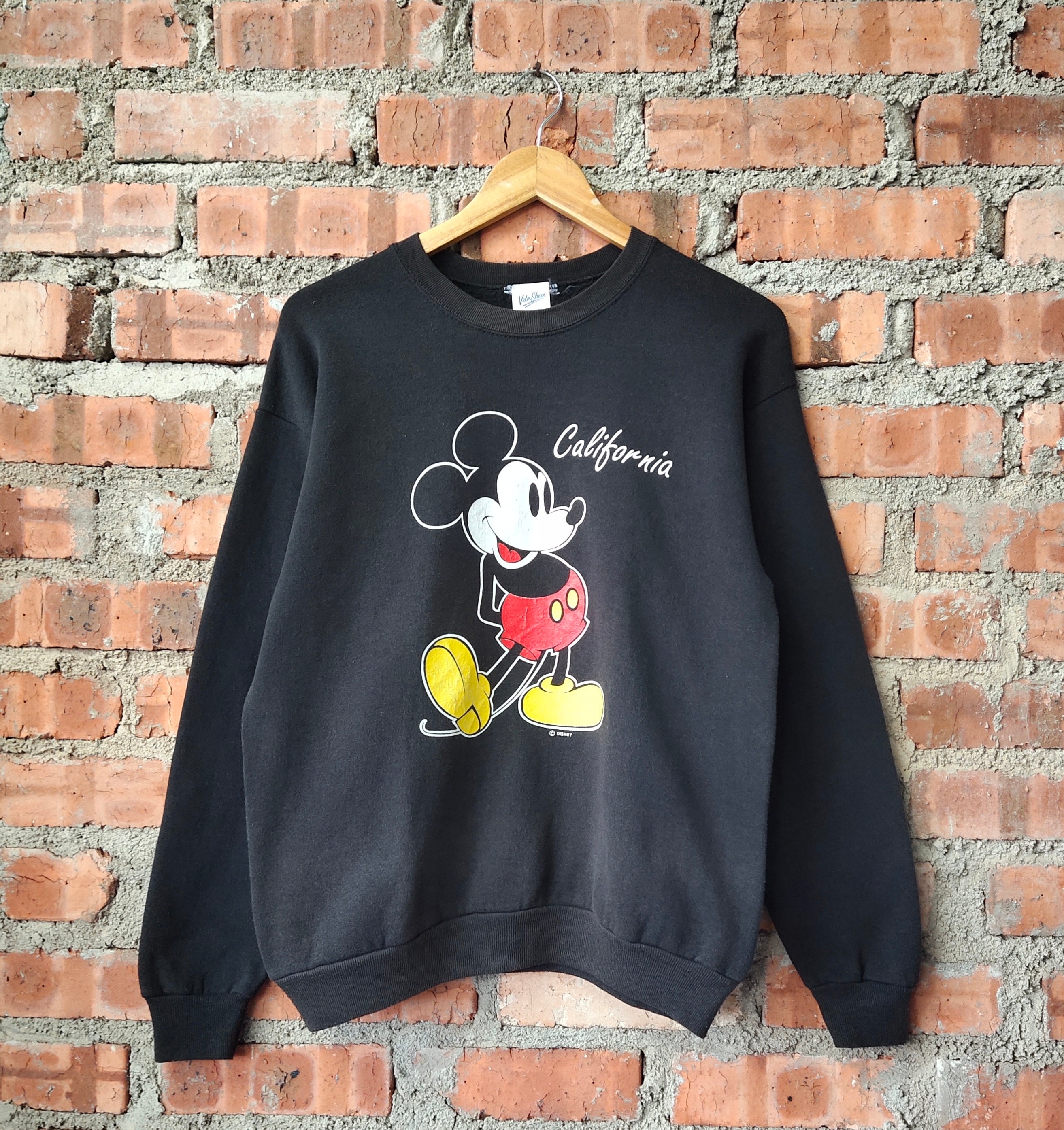 bloemblad capaciteit Mijnenveld Vintage 90s Mickey Mouse Disneyland Sweatshirt Sweatshirt - Etsy Finland