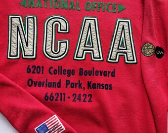 vintage】90s NCAA Short-length Sweat 非売品 トップス