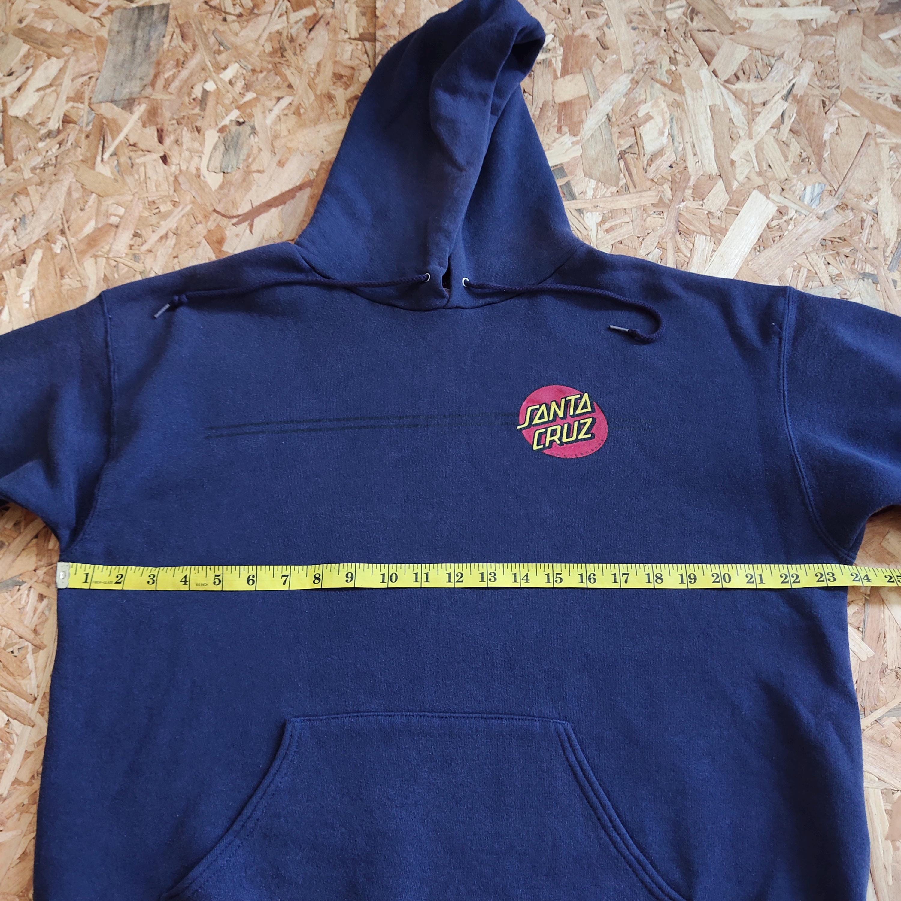 Vintage 90s Santa Cruz Skateboarding Sweatshirt Santa Cruz Hoodie