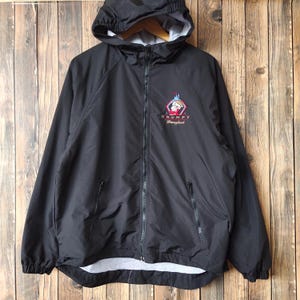 Vintage 90s Grumpy Snow White Seven Dwarfs Jacket Grumpy Hoodie Grumpy Pullover Grumpy Sweater Embroidery Logo Black Color Men’s S