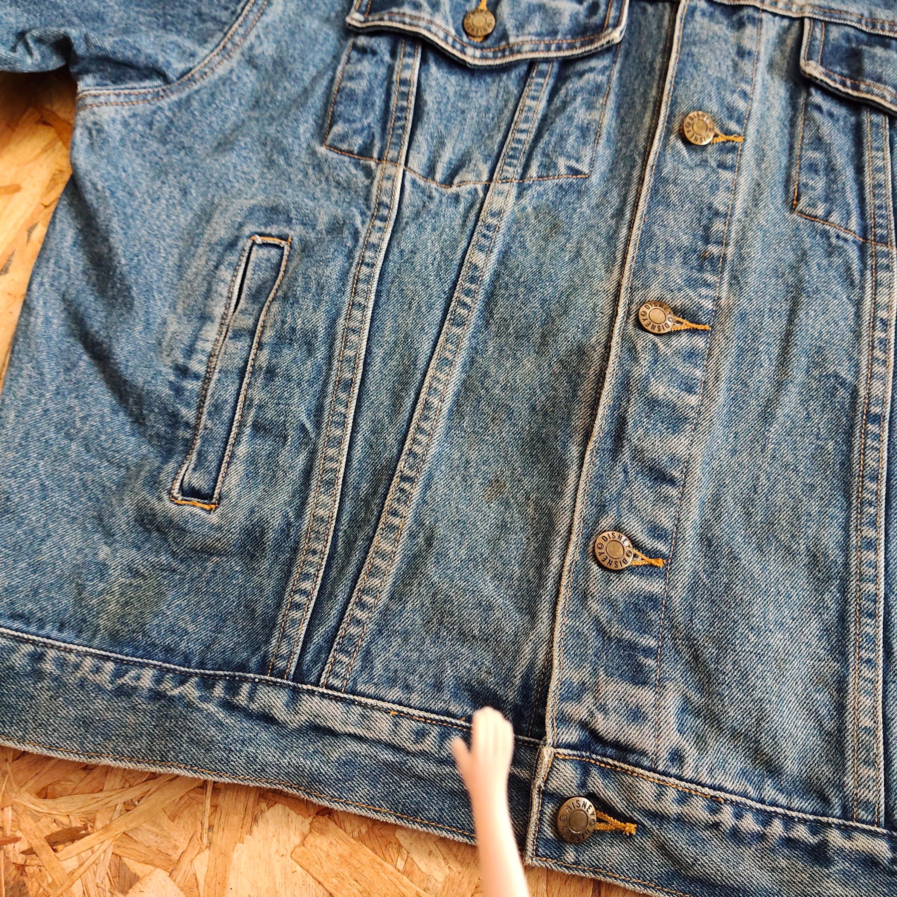 Vintage 90s Distressed Diney Full Character Denim Jeans Jacket