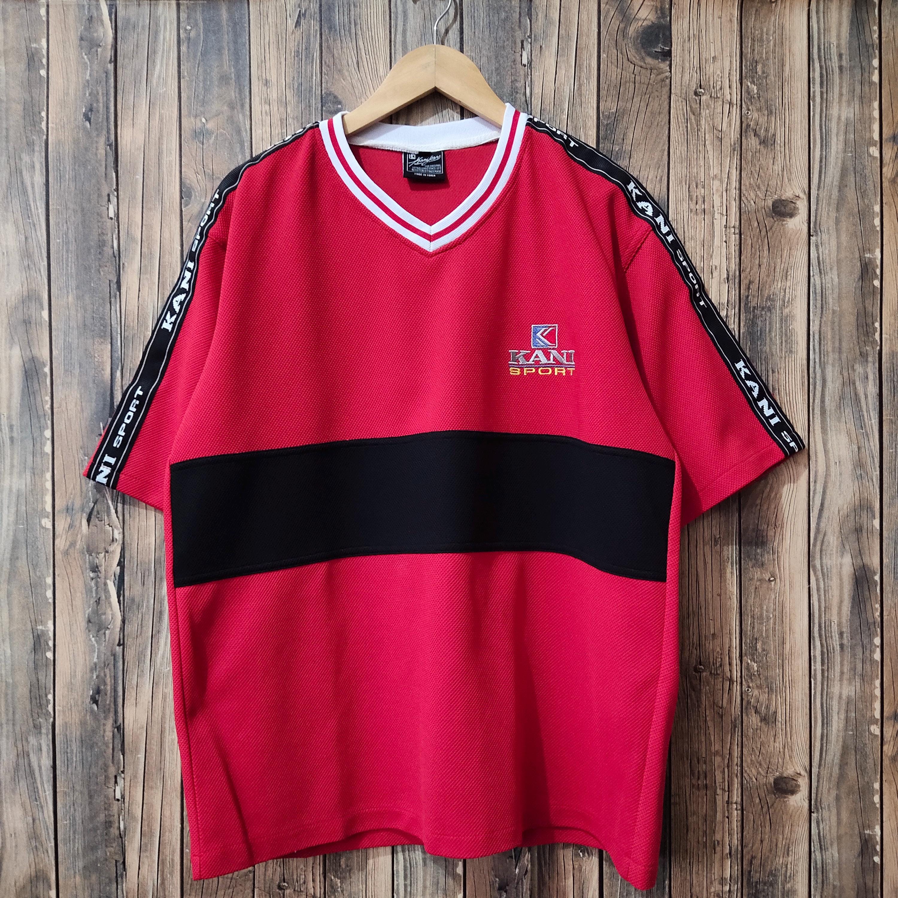 希少　US Karl Kani トレーナー 90年代〜00年代 USA製 カールカナイ 刺繍ロゴ スウェット メンズ