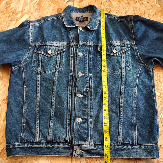 RARE Vintage 90s Distressed Diesel Industry Denim Jeans Jacket