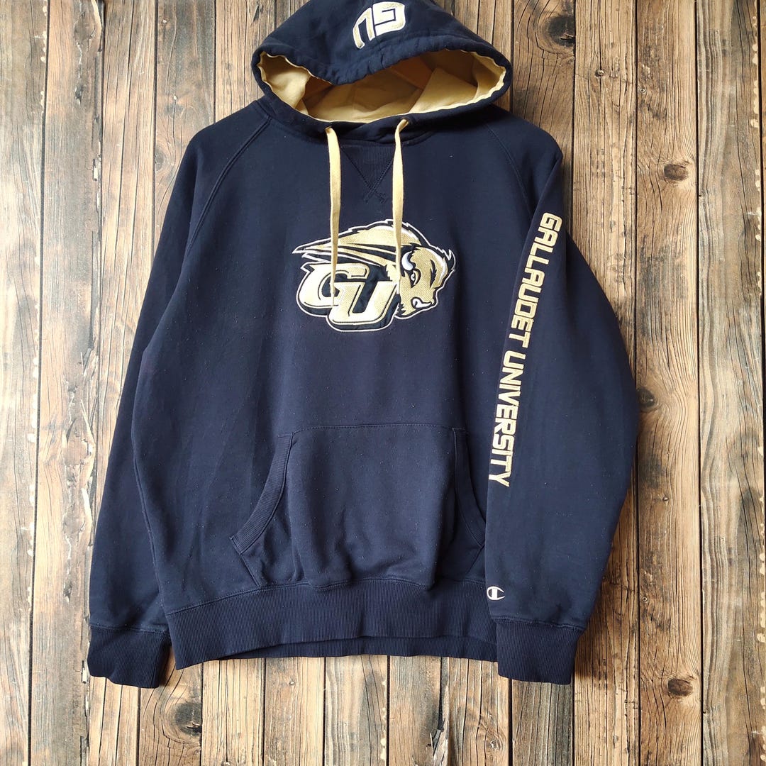 Vintage Gallaudet University by Champion Hoodie Gallaudet