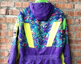 Vintage 90s Ellesse Jacket Full Zip Ellesse Windbreaker Vintage 90s Ellesse Jacket Full Zip Ellesse Windbreaker