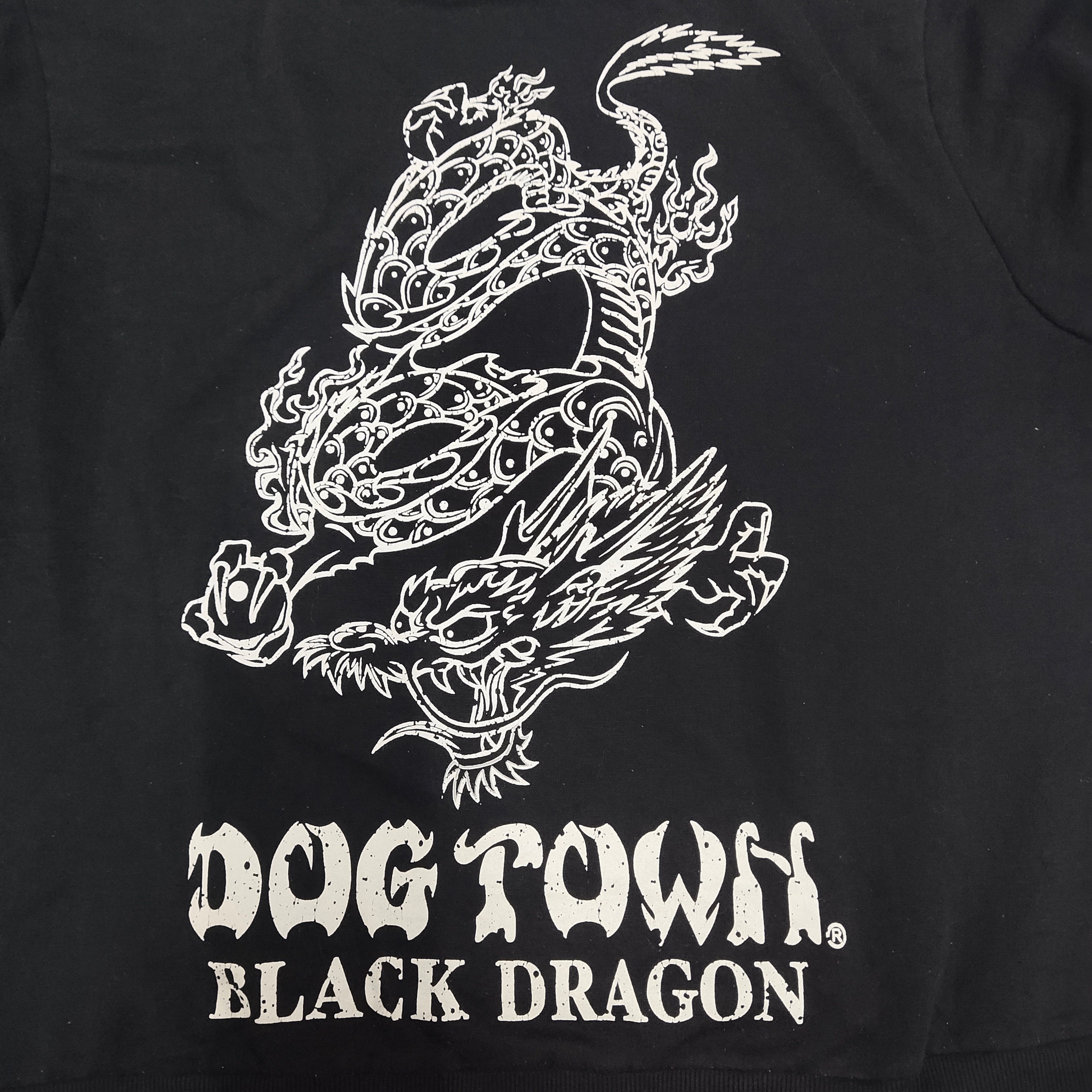 Vintage 90s Dogtown Black Dragon Sweatshirt Dogtown Crewneck Vintage 90s Dogtown Black Dragon Sweatshirt Dogtown Crewneck
