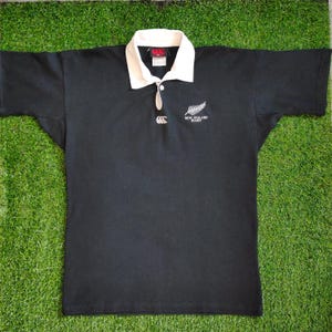 ビンテージ　All Blacks ラガーシャツGOOD FELLOWS社製　黒 ビンテージ All Blacks ラガーシャツGOOD FELLOWS社製 黒 ラグビー
