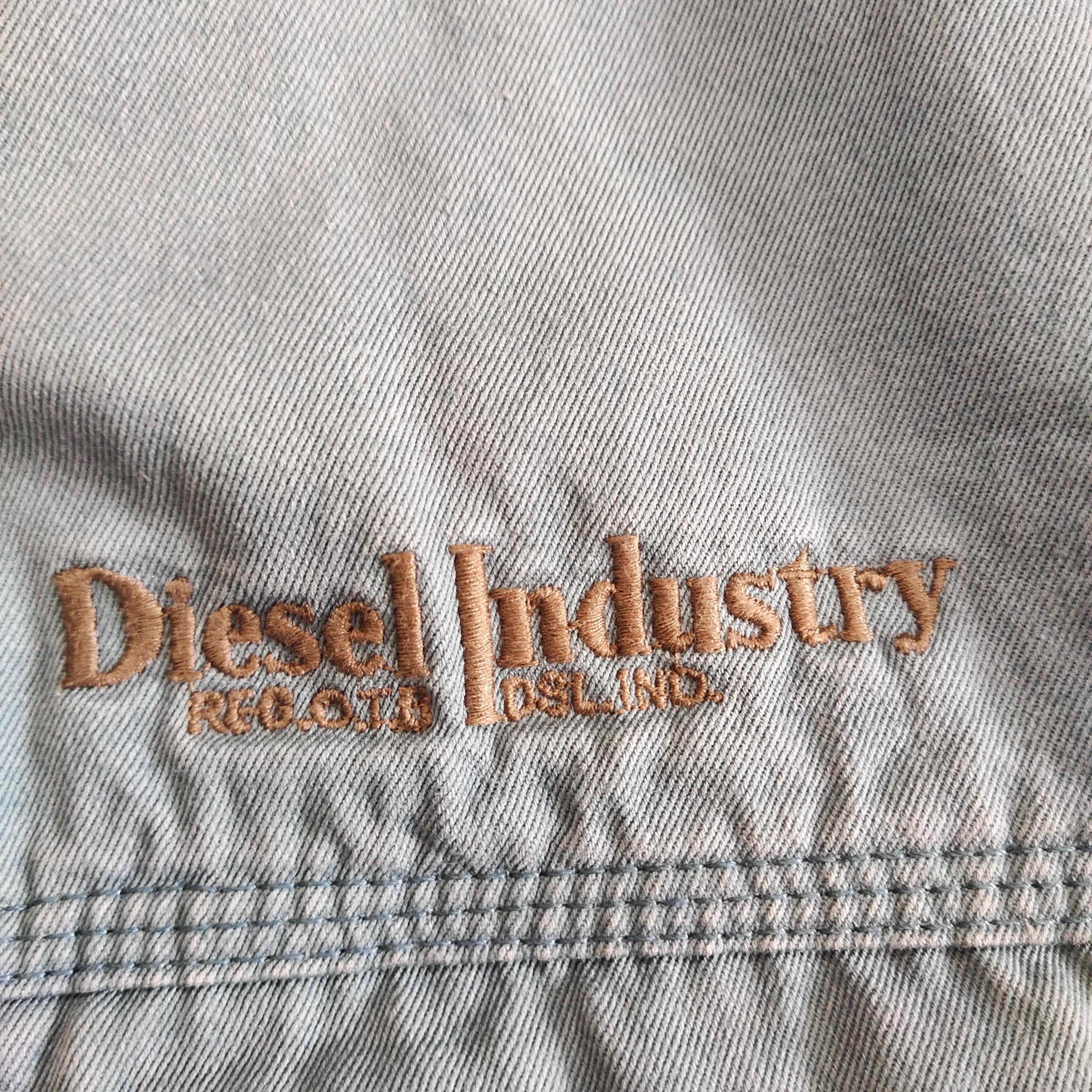 RARE Vintage 90s Distressed Diesel Industry Jeans Jacket Diesel 