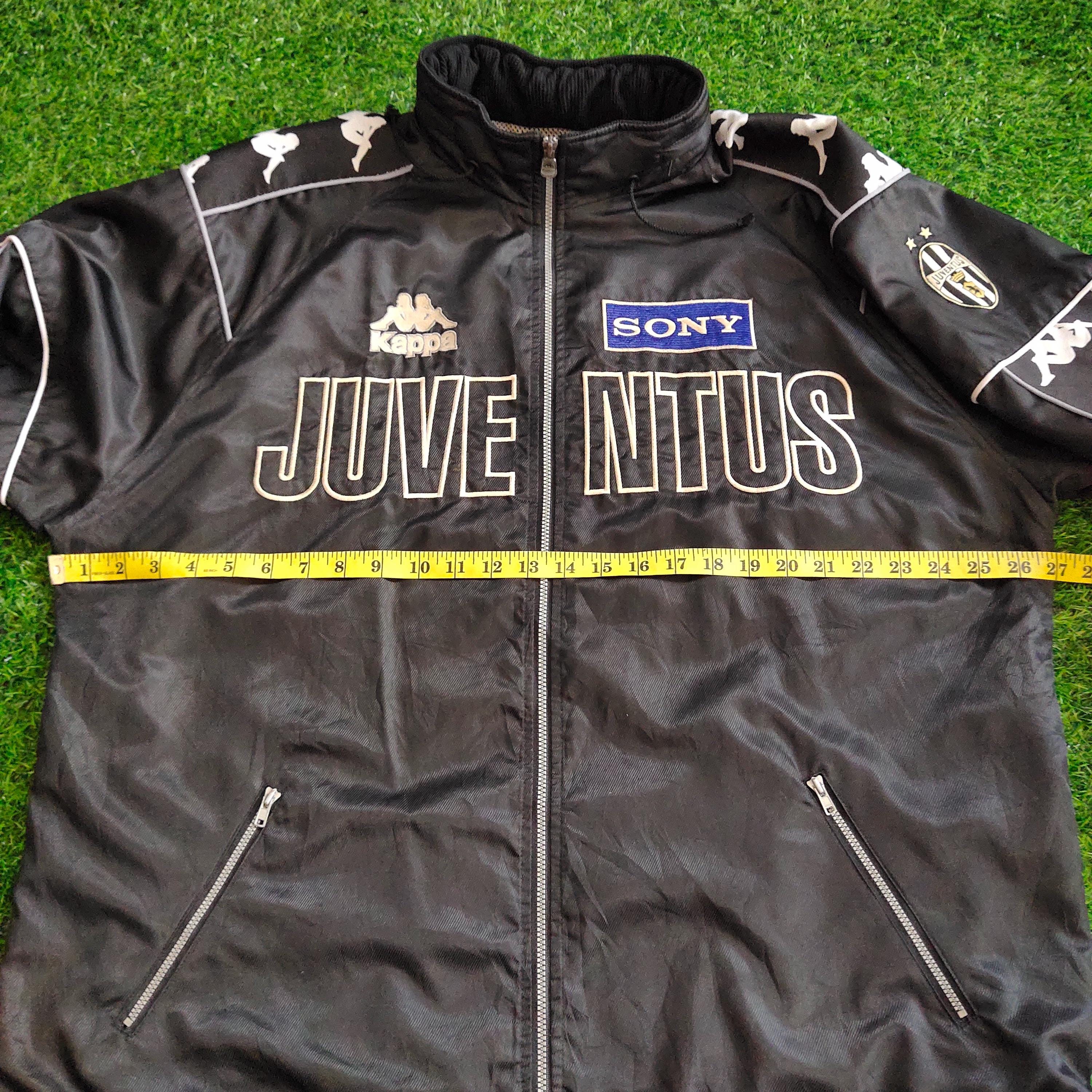 RARE Vintage Distressed Juventus Football by Kappa Side Tape Track