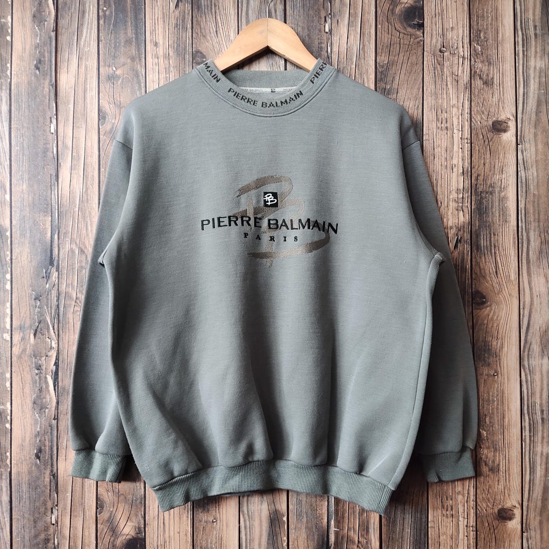 Pull Homme Pierre Balmain Gris - Taille S (46) - Coupe Régulière - Neuf Sans étiquettes
