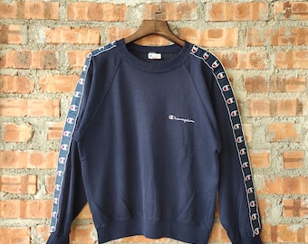 レアカラー 90's Champion Reverse Weave size L Vintage 90s Champion Reverse Weave Gray w Red Stripe Hoodie