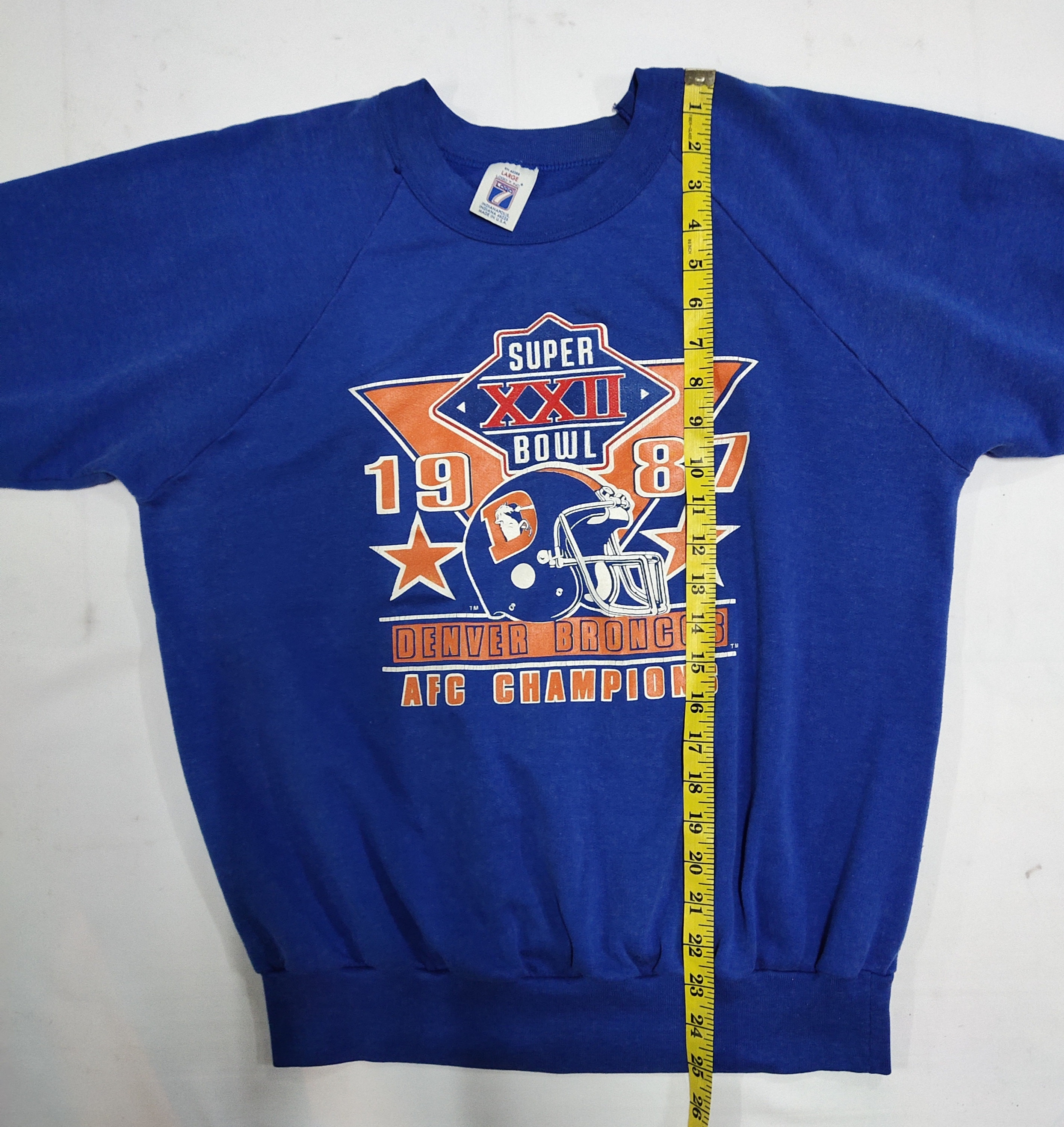 Maillot Vintage Denver Broncos #11 - Marque Logo 7 - Taille XL - Fabriqué Aux USA - Rare