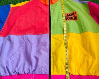 RARE Vintage 90s Jams World Honolulu Hawaii Multicolor