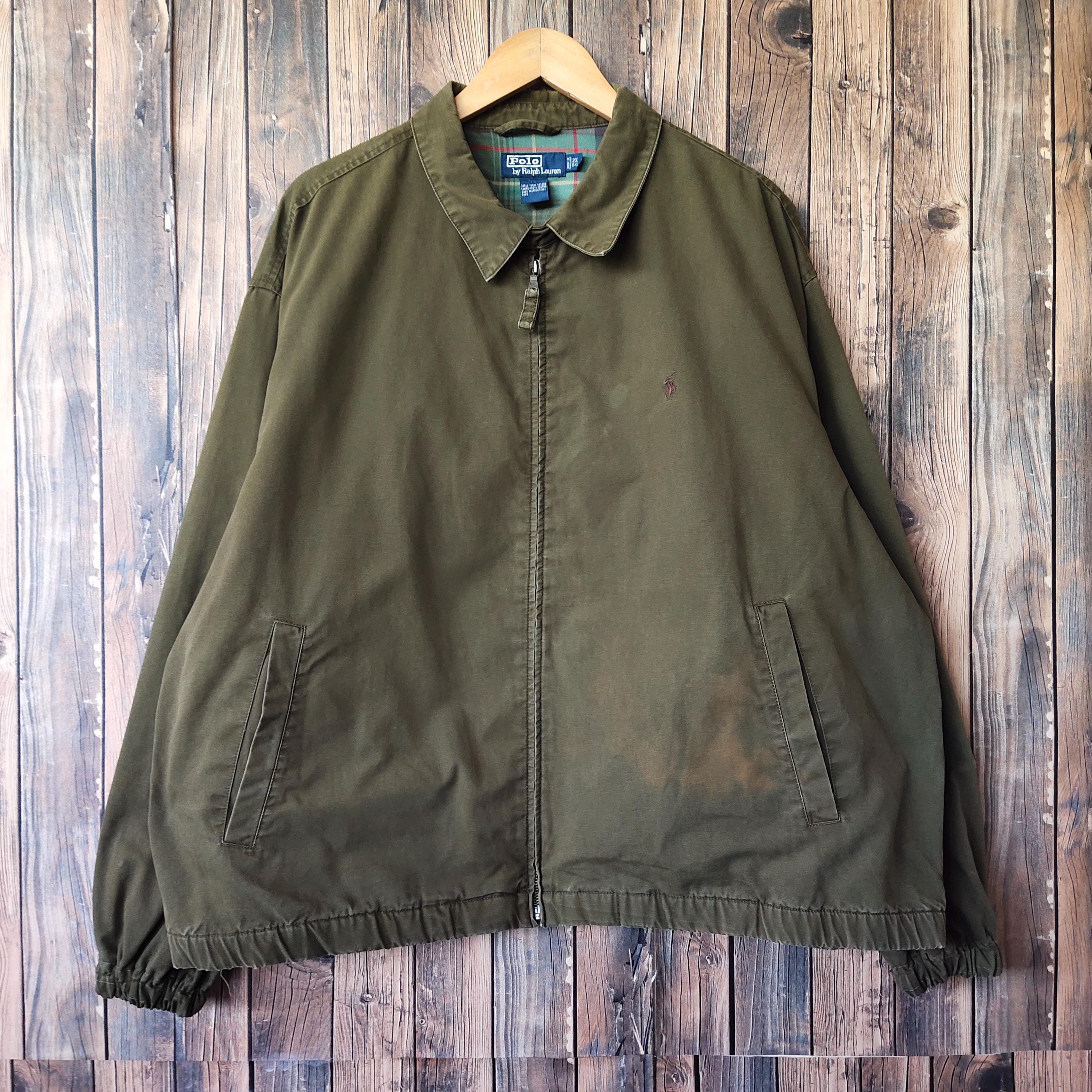 Vintage 90s Distressed Polo Ralph Lauren Harrington Jacket Polo