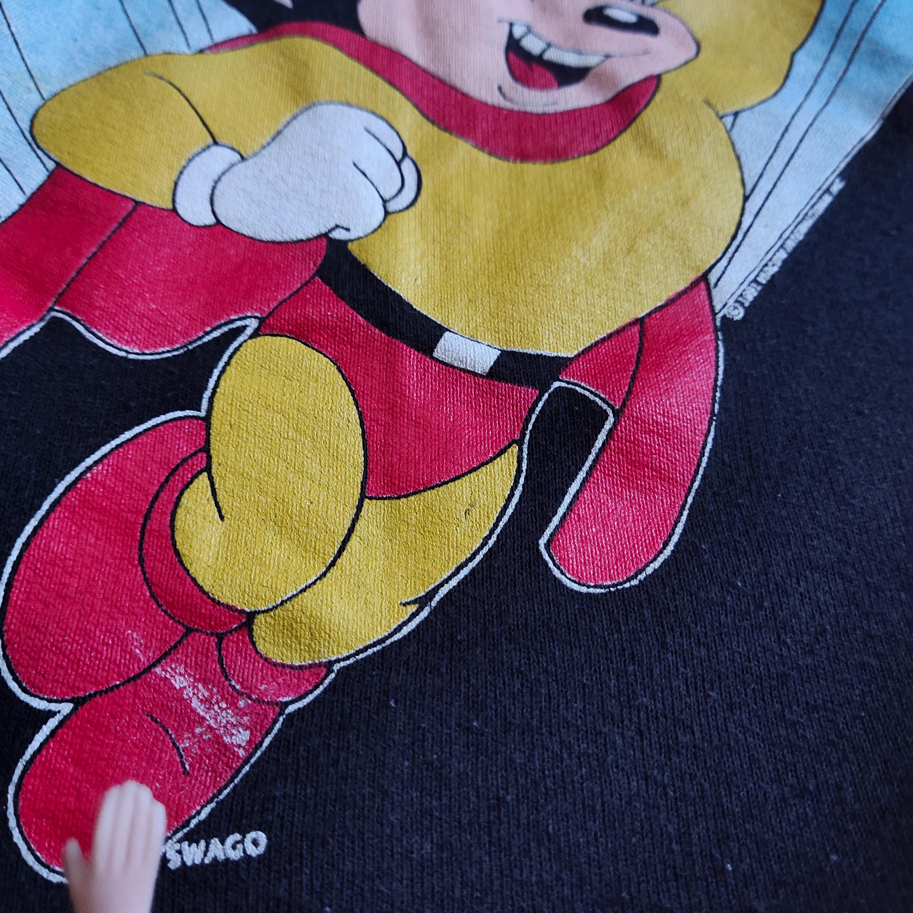 Vintage 80s Mighty Mouse Sweatshirt Mighty Crewneck Mighty 