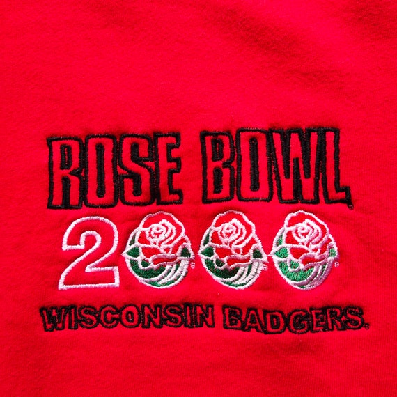 Vintage NCAA University of Wisconsin Badgers Rose… - image 3