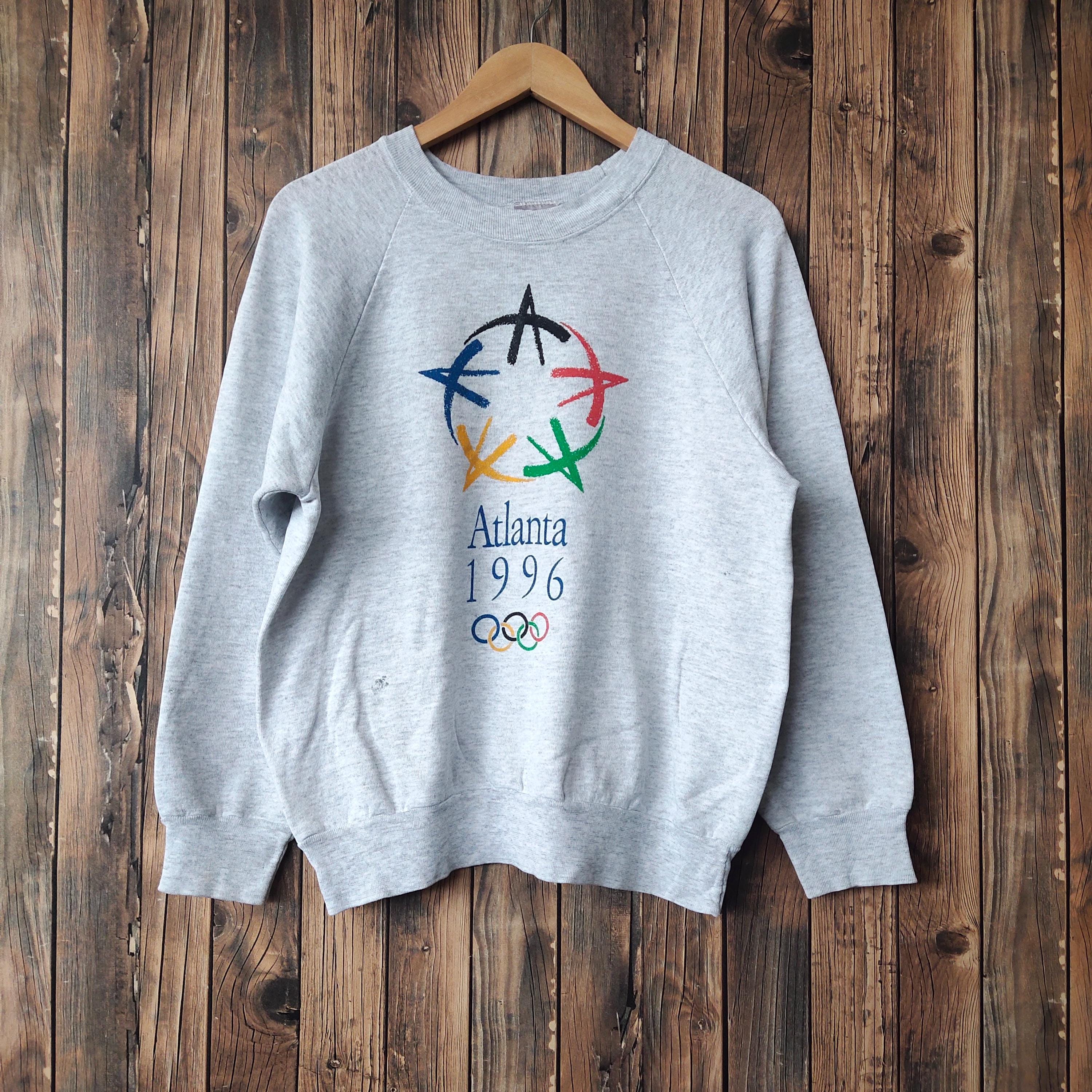 トップス 1996 champion R/W SWEAT ATLANTA OLYMPIC Vintage 100 1996 Atlanta Olympics Sweatshirt Champion
