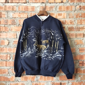 Pull cerf homme sale