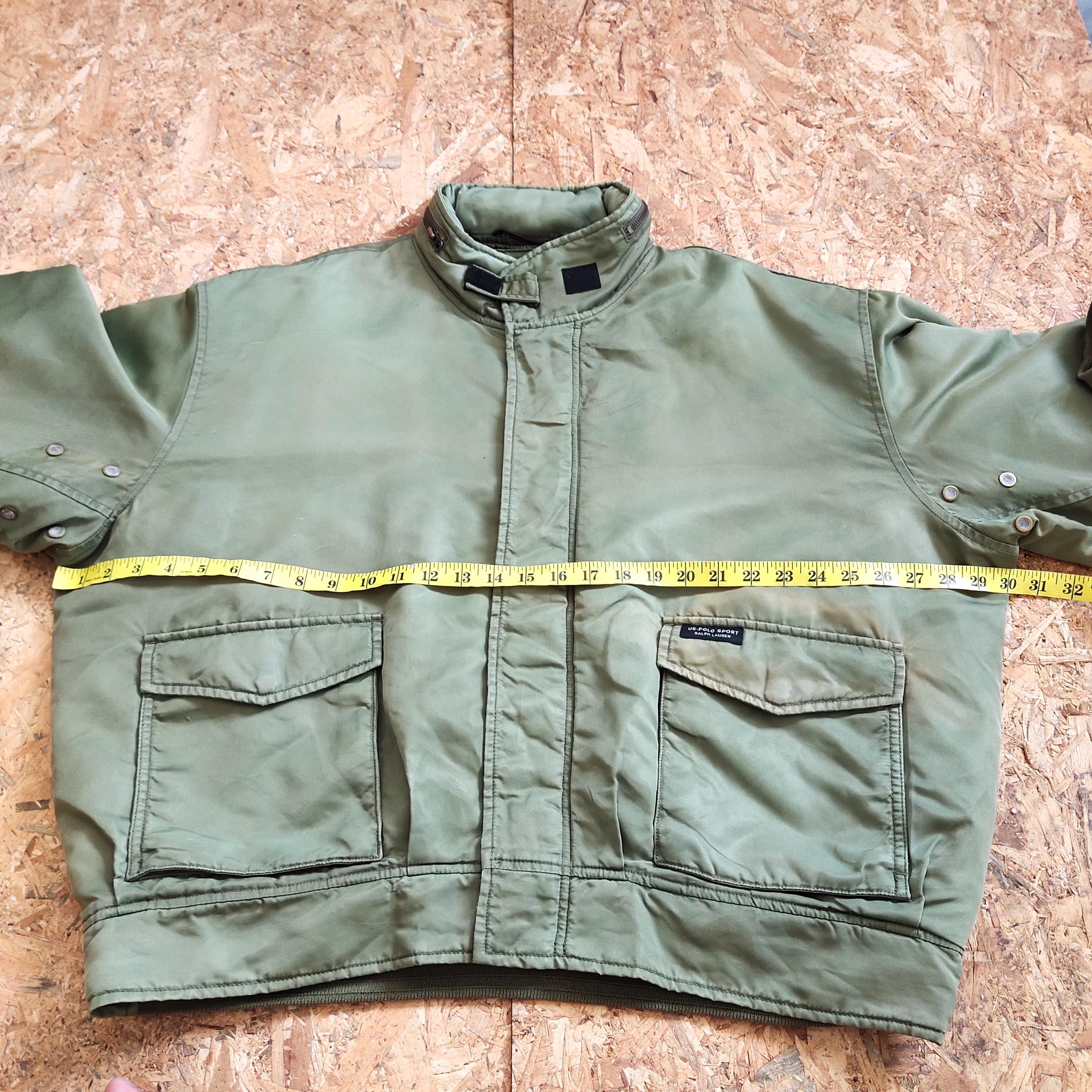90’s POLO SPORT ドリズラーJKT Vtg Polo Sport Jacket Mens M Yellow RL67 Windbreaker Hooded