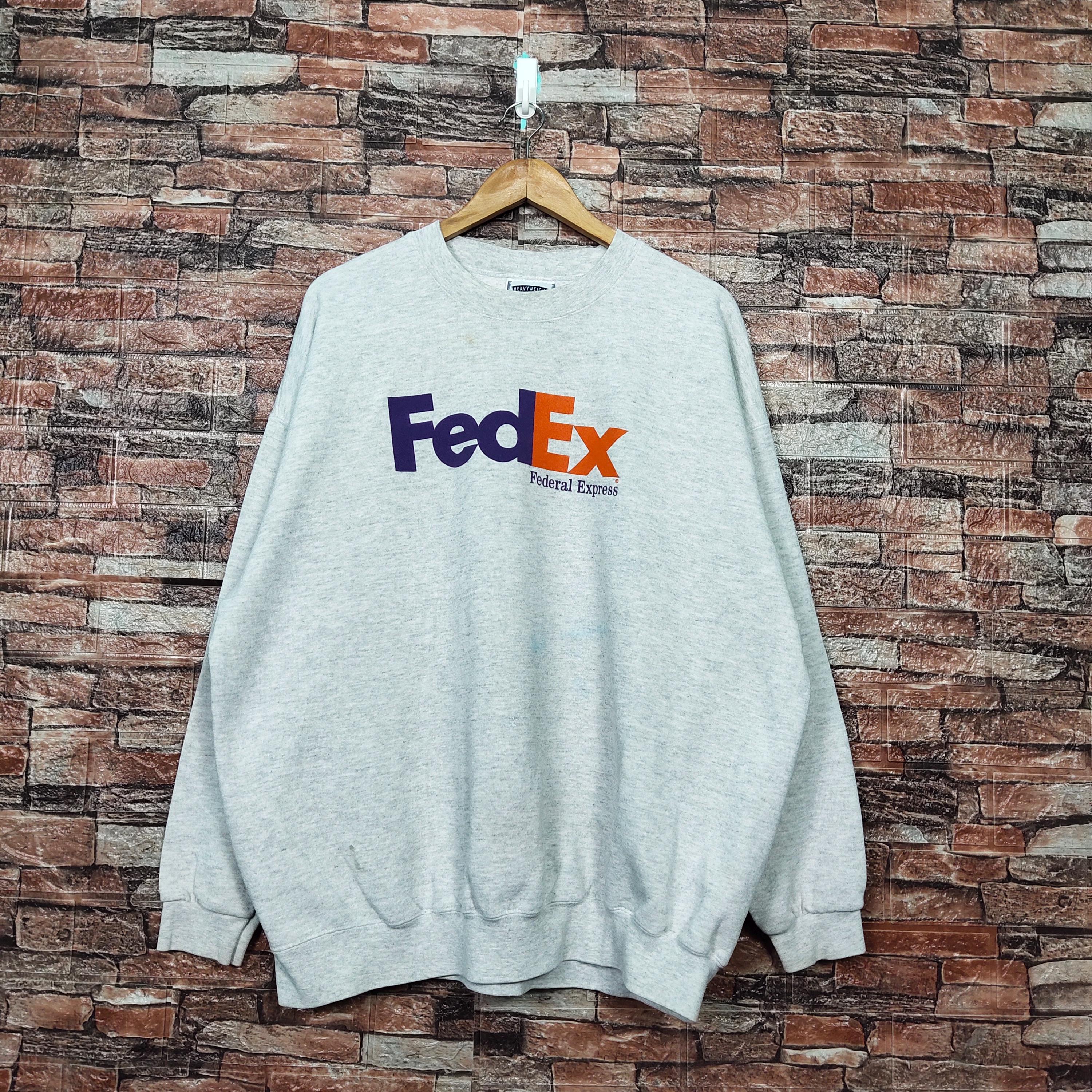 Vintage Distressed Fedex Sweatshirt Fedex Crewneck Fedex Vintage Distressed Fedex Sweatshirt Fedex Crewneck Fedex