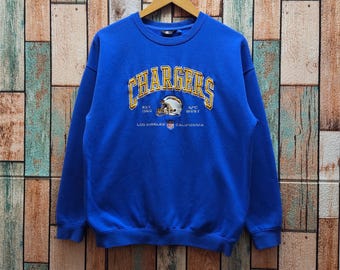 Vintage San Diego Chargers NFL Blue Sweatshirt 2xlarge San Diego