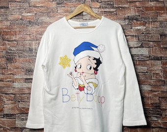Vintage 90s Distressed Betty Boop Sweatshirt Betty Boop Vintage 90s Distressed Betty Boop Sweatshirt Betty Boop