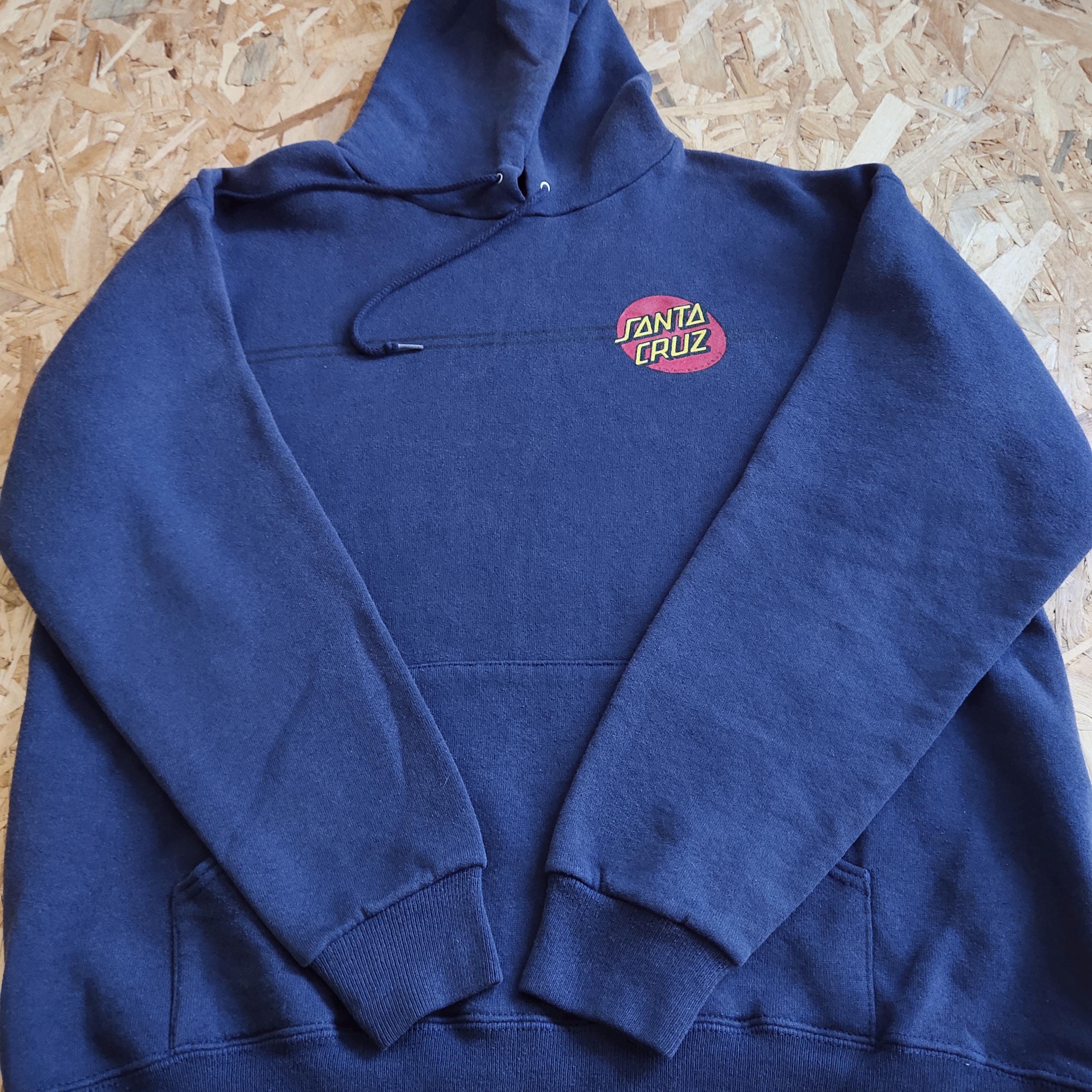 Vintage 90s Santa Cruz Skateboarding Sweatshirt Santa Cruz Hoodie 